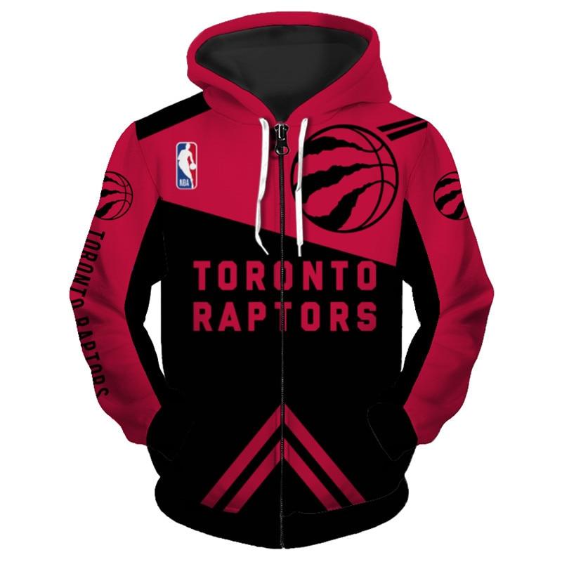 Cheapest 3d Zip-Up Toronto Raptors Hoodie - Comfortable Nba Sweatshirt